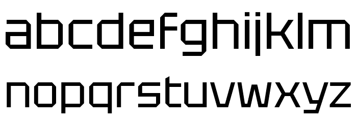 Tektur Regular Font LOWERCASE