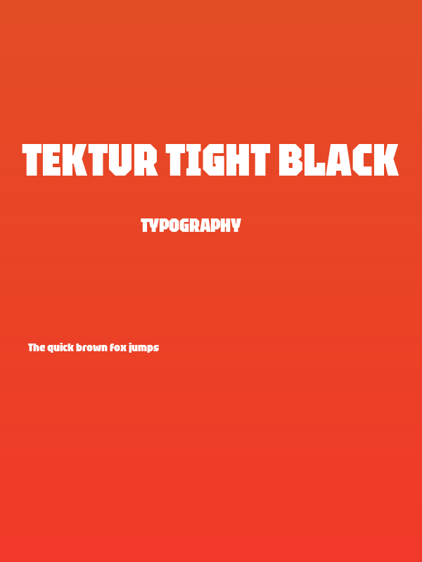 Tektur Tight Black Poster