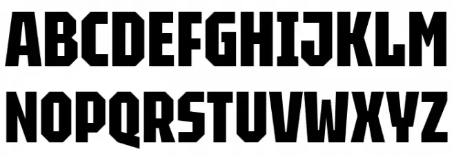 Tektur Tight Bold Fonte MAIÚSCULAS