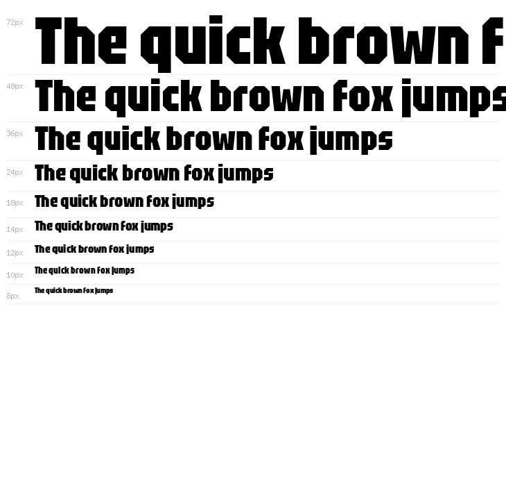 Tektur Tight ExtraBold Waterfall