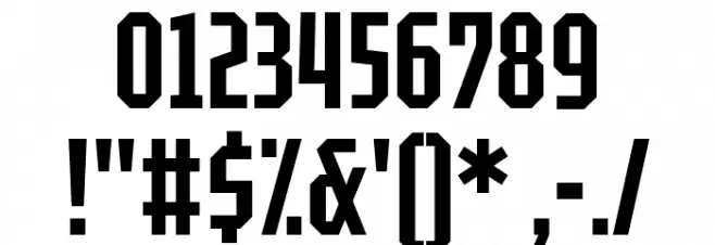 Tektur Tight Medium Font OTHER CHARS