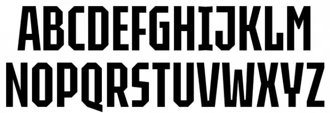 Tektur Tight Medium フォント 大文字