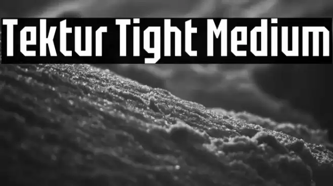 Tektur Tight Medium Font examples