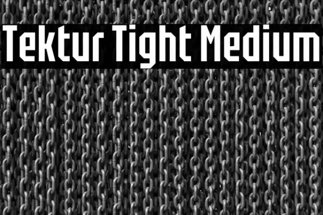 Tektur Tight Medium Font examples