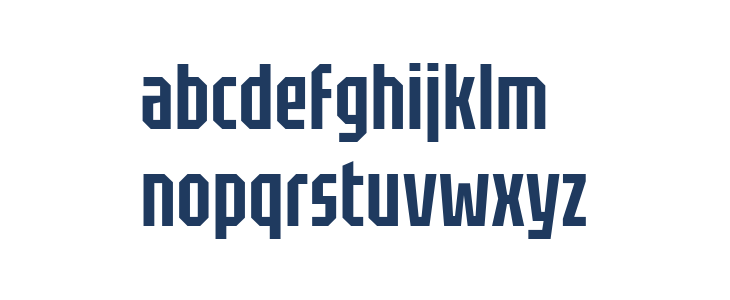 Tektur Tight Medium Lowercase
