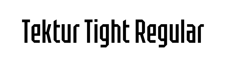 Tektur Tight Regular  Frei Schriftart Herunterladen