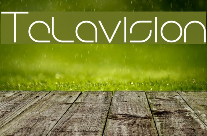 Telavision Font examples