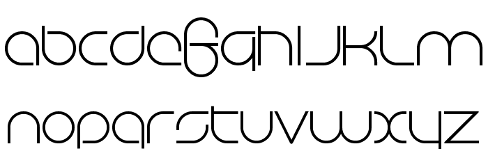Telavision Font LOWERCASE