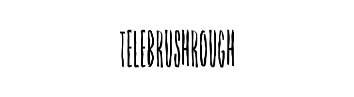 Tele Brush Rough  Frei Schriftart Herunterladen