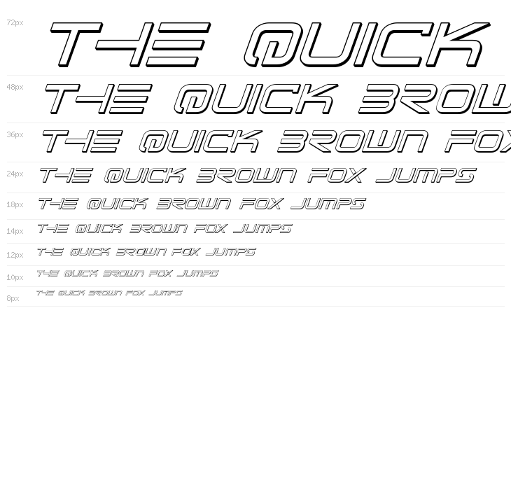 Tele-Marines 3D Italic Waterfall