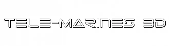 Tele-Marines 3D  Fuentes Gratis Descargar