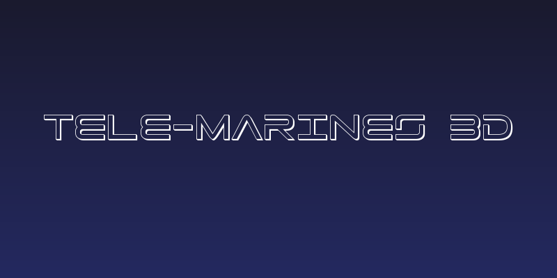 Tele-Marines 3D Social Header