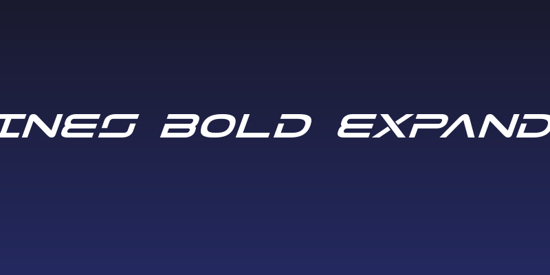 Tele-Marines Bold Expanded Italic Social Header