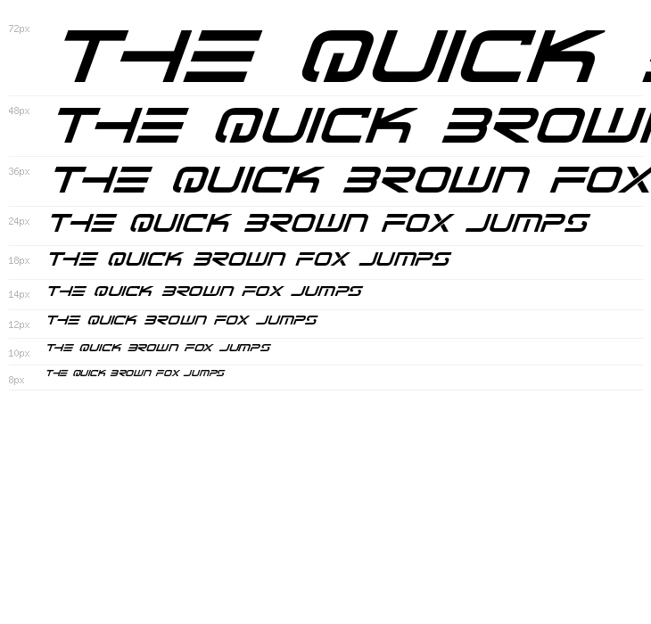 Tele-Marines Bold Italic Waterfall