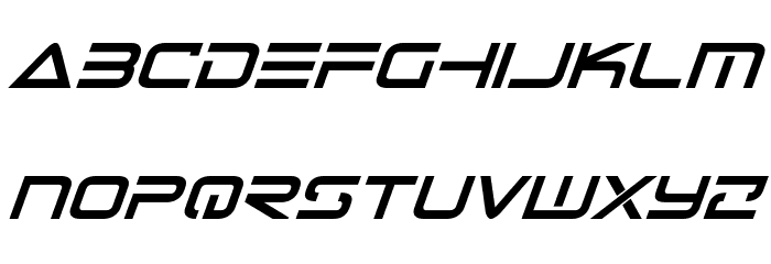 Tele-Marines Bold Italic Font LOWERCASE