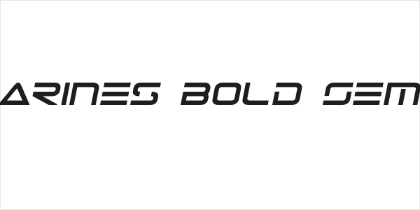 Tele-Marines Bold Semi-Italic Logo
