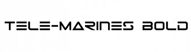 Tele-Marines Bold  Fuentes Gratis Descargar