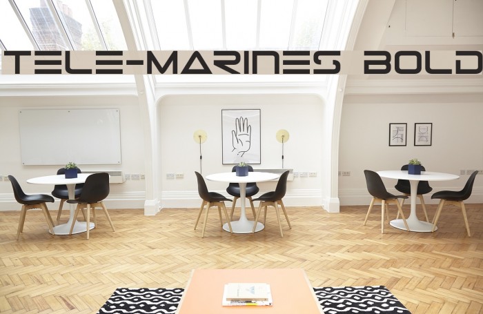 Tele-Marines Bold Font examples