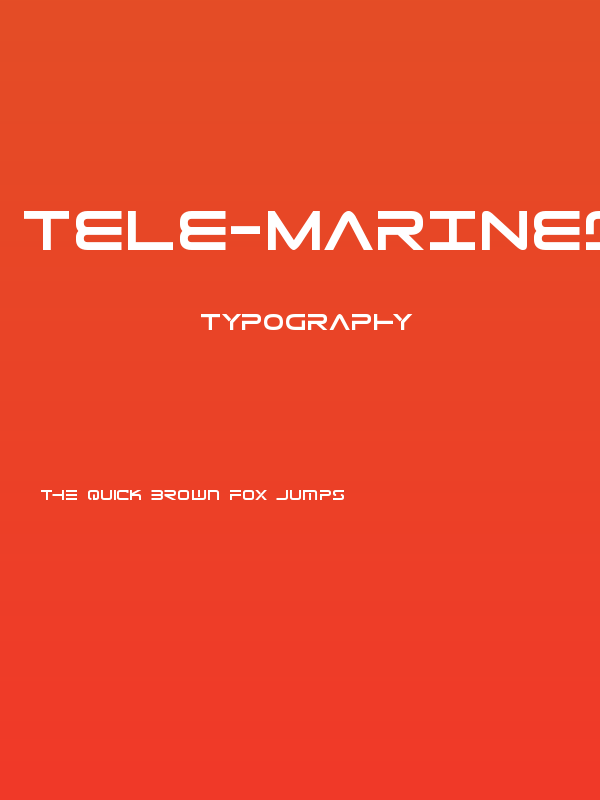 Tele-Marines Bold Poster