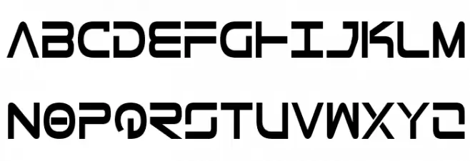 Tele-Marines Condensed Bold Fonte MAIÚSCULAS