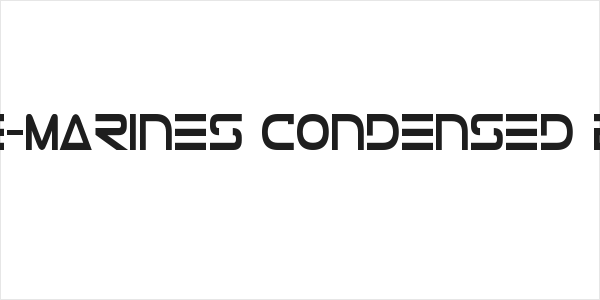 Tele-Marines Condensed Bold Logo