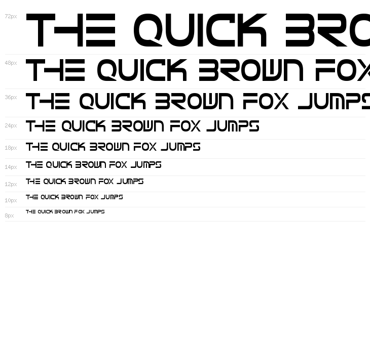 Tele-Marines Condensed Bold Waterfall