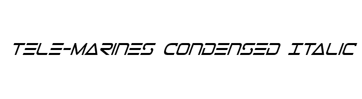 Tele-Marines Condensed Italic  لخطوط تنزيل