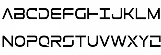 Tele-Marines Condensed Fonte MAIÚSCULAS