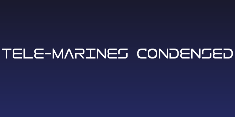 Tele-Marines Condensed Social Header