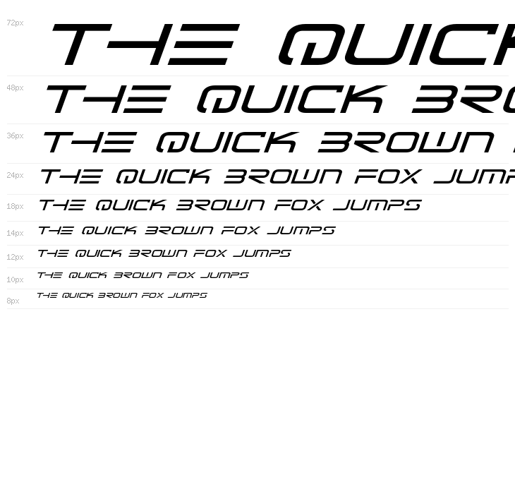 Tele-Marines Expanded Italic Waterfall