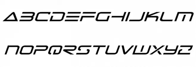 Tele-Marines Expanded Italic Fuentes MINÚSCULAS