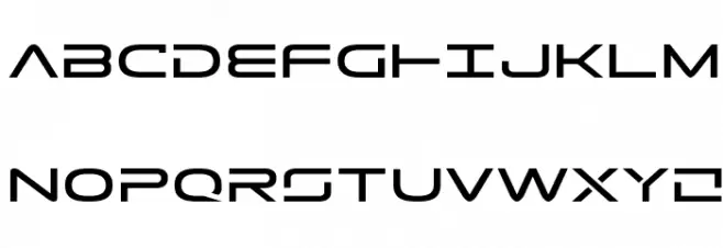 Tele-Marines Expanded Schriftart Groß