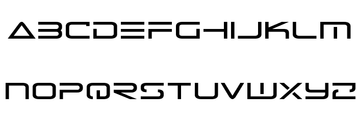 Tele-Marines Expanded Font LOWERCASE