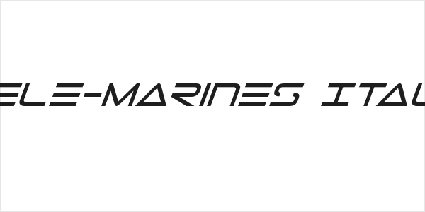 Tele-Marines Italic Logo