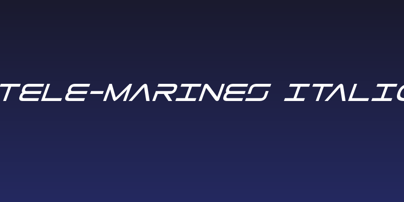 Tele-Marines Italic Social Header