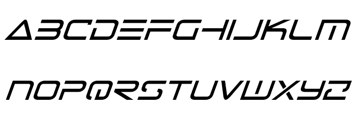 Tele-Marines Italic Шрифта строчной
