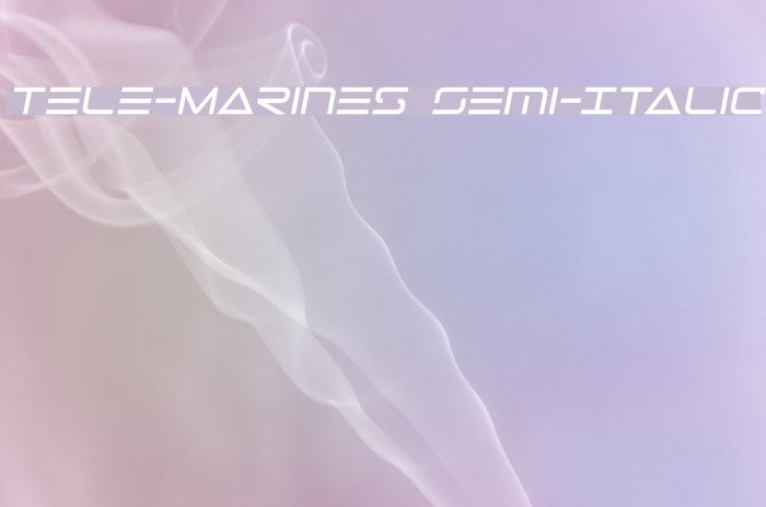 Tele-Marines Semi-Italic Example 1