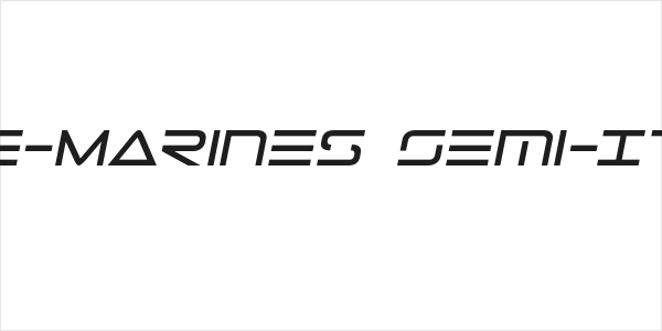 Tele-Marines Semi-Italic Logo