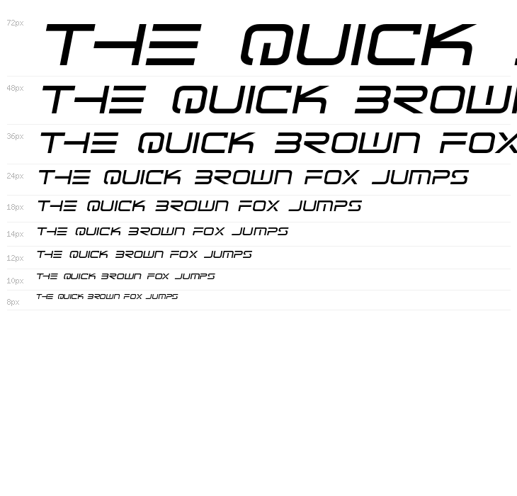 Tele-Marines Semi-Italic Waterfall