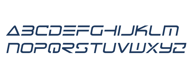 Tele-Marines Semi-Italic Lowercase