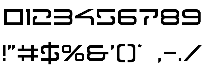 Tele-Marines Font OTHER CHARS