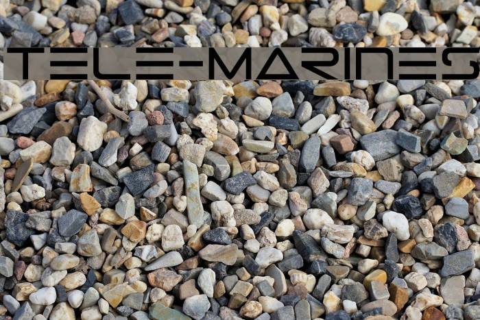 Tele-Marines Font examples