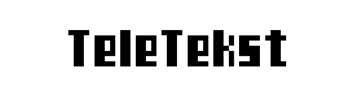 TeleTekst फ़ॉन्ट