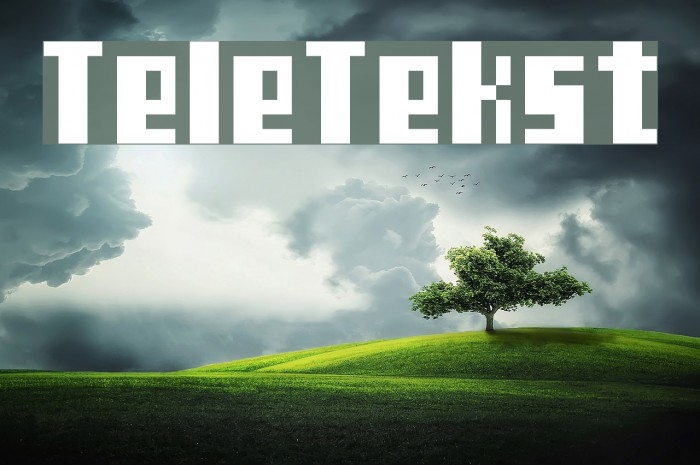 TeleTekst Font examples