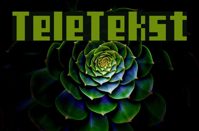 TeleTekst Font examples
