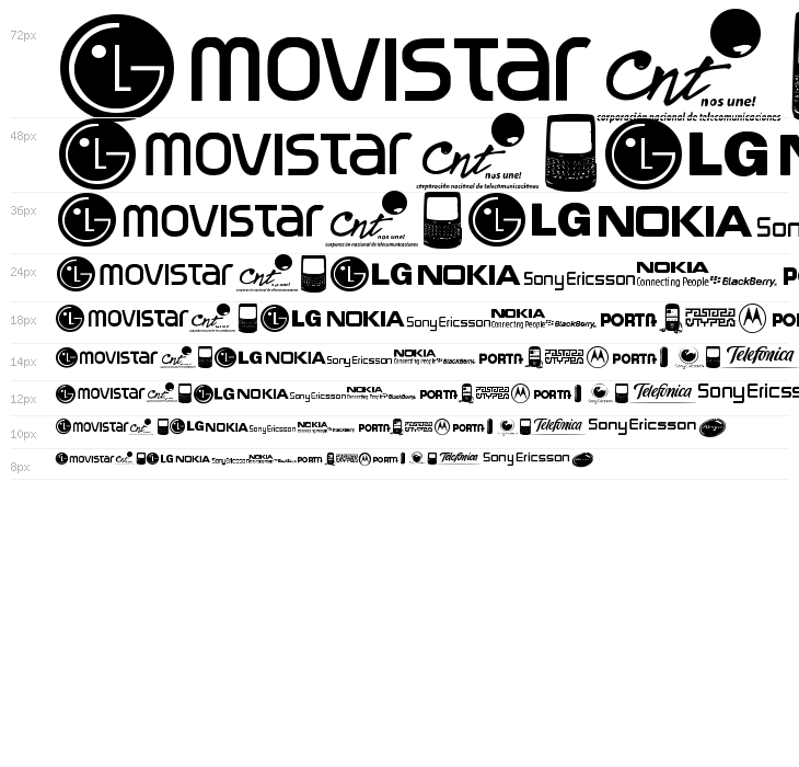 Telefonica Regular Waterfall