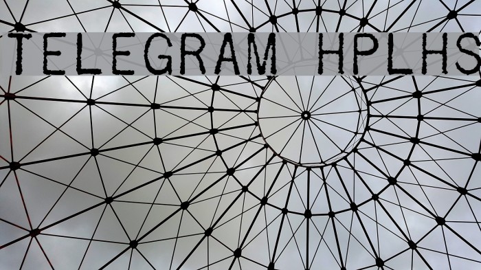 Telegram HPLHS Font examples