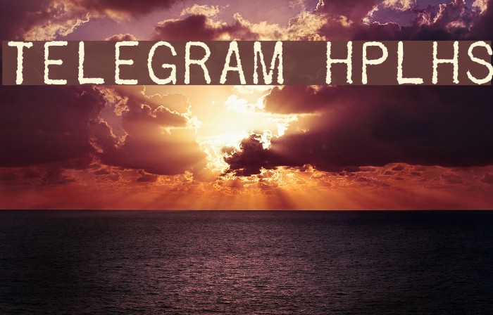 Telegram HPLHS Font examples