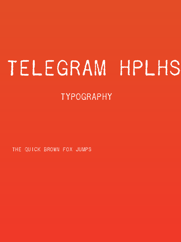 Telegram HPLHS Poster