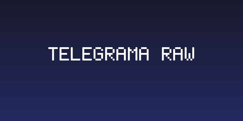 Telegrama Raw Social Header